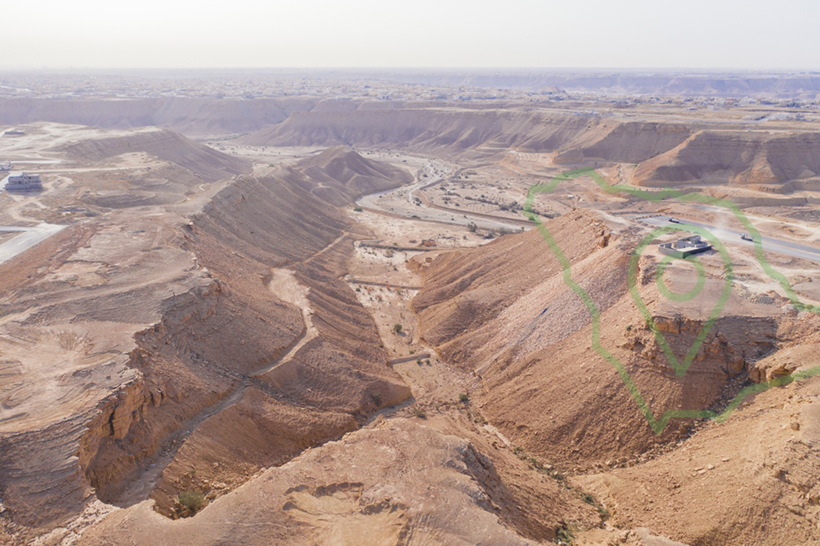 مطل المهدية في حي المهدية - الرياض