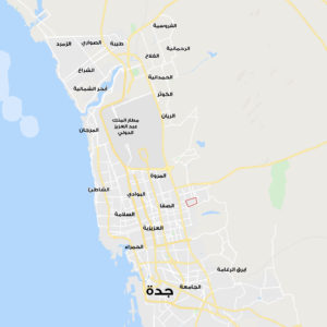 موقع حي السامر بمدينة جدة على الخريطة – تطبيق عقار