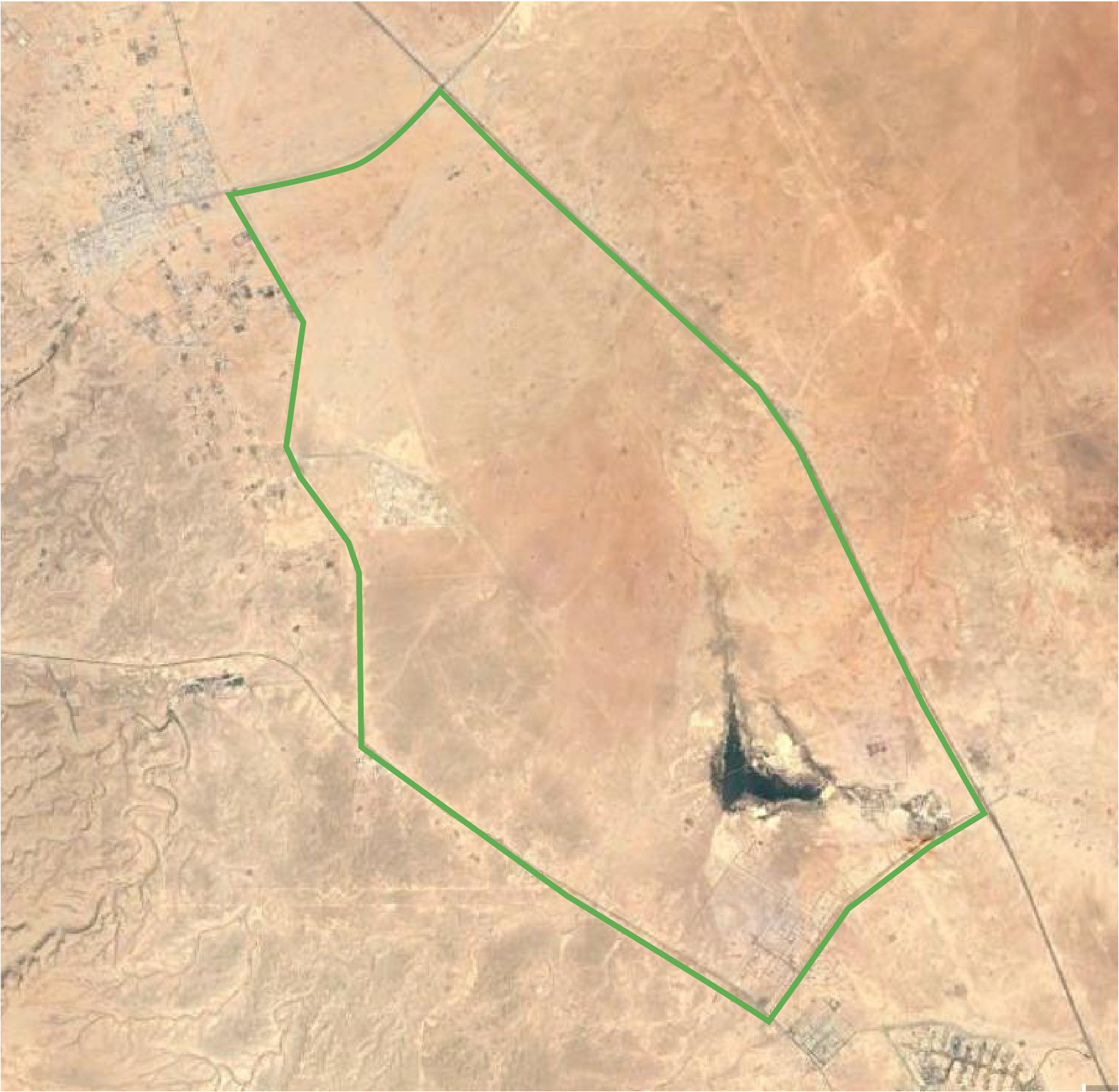Al Khair District - Satellite Image of Al Khair Planning Area - Aqar App