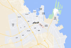 موقع حي الإسكان بمدينة الدمام على الخريطة – تطبيق عقار