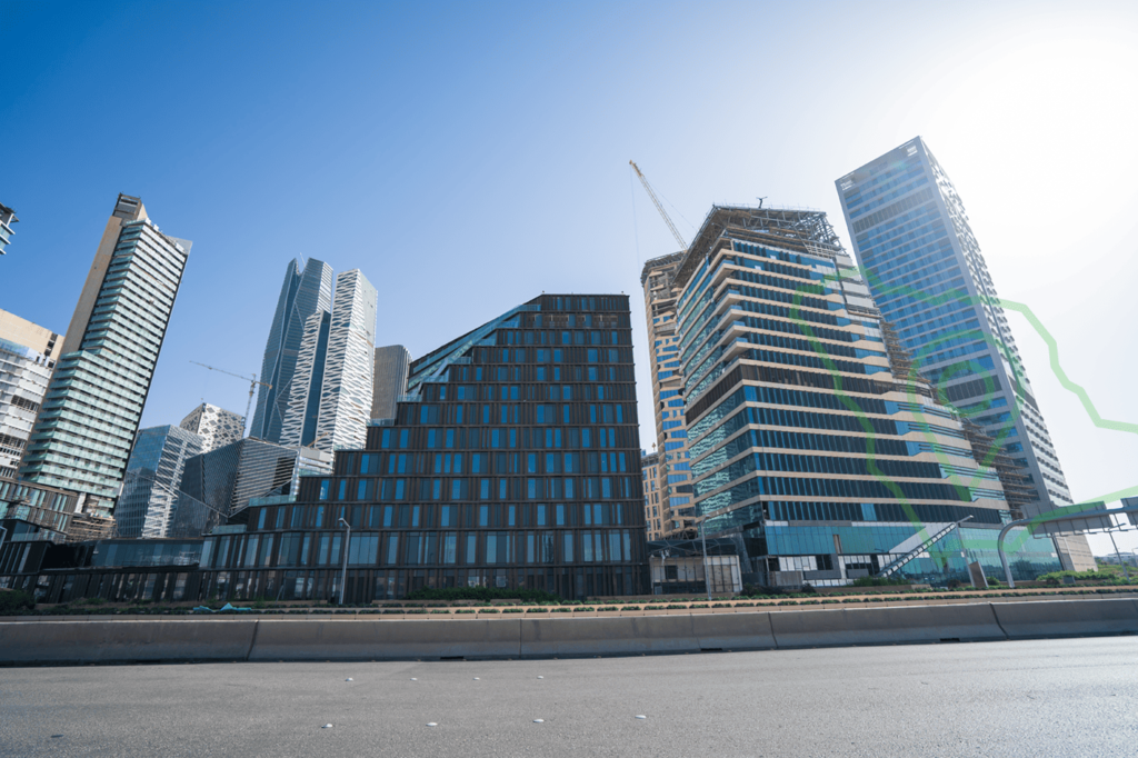 من أحياء الرياض حي العقيق في شمال الرياض ومن معالمه مركز الملك عبدالله المالي - تطبيق عقار